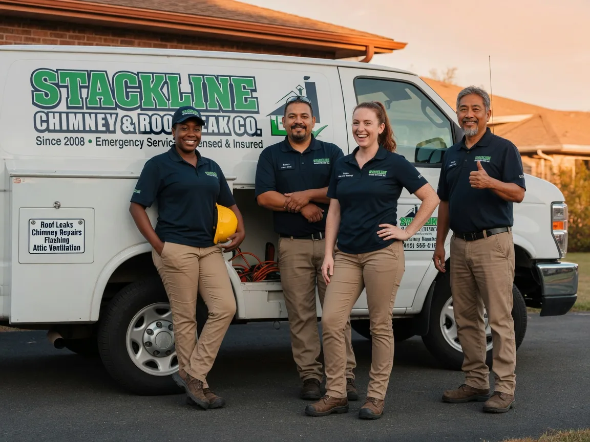 Chimney flashing repair company in Urbana, IA